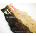hair extensions/ human hair extension/Double drawn bulk hair extensions